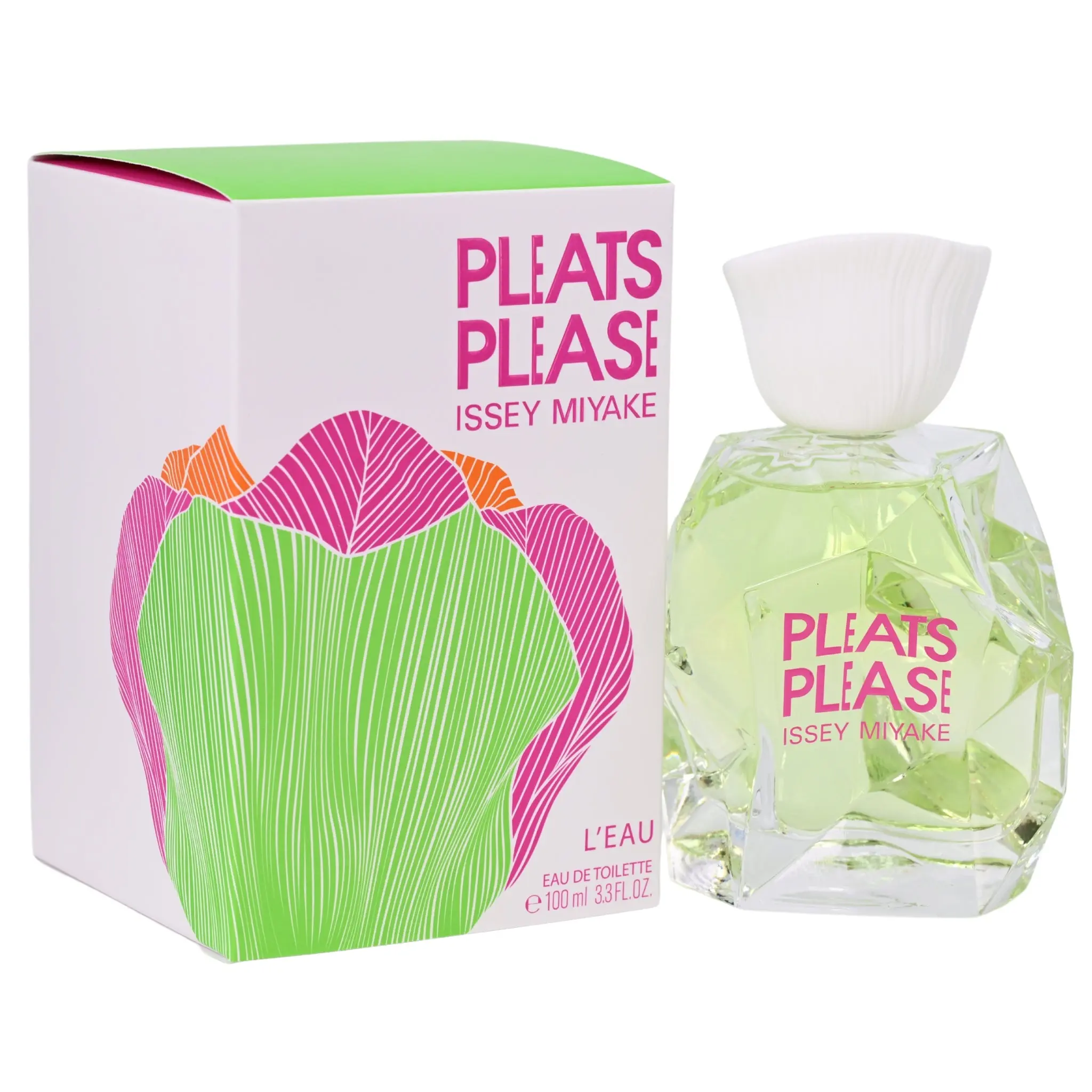 Issey Miyake PLEATS PLEASE L'EAU Women's Fine-Scented Eau de Toilette (EDT) - 3.4 fl oz, Floral Fragrances, New in Box