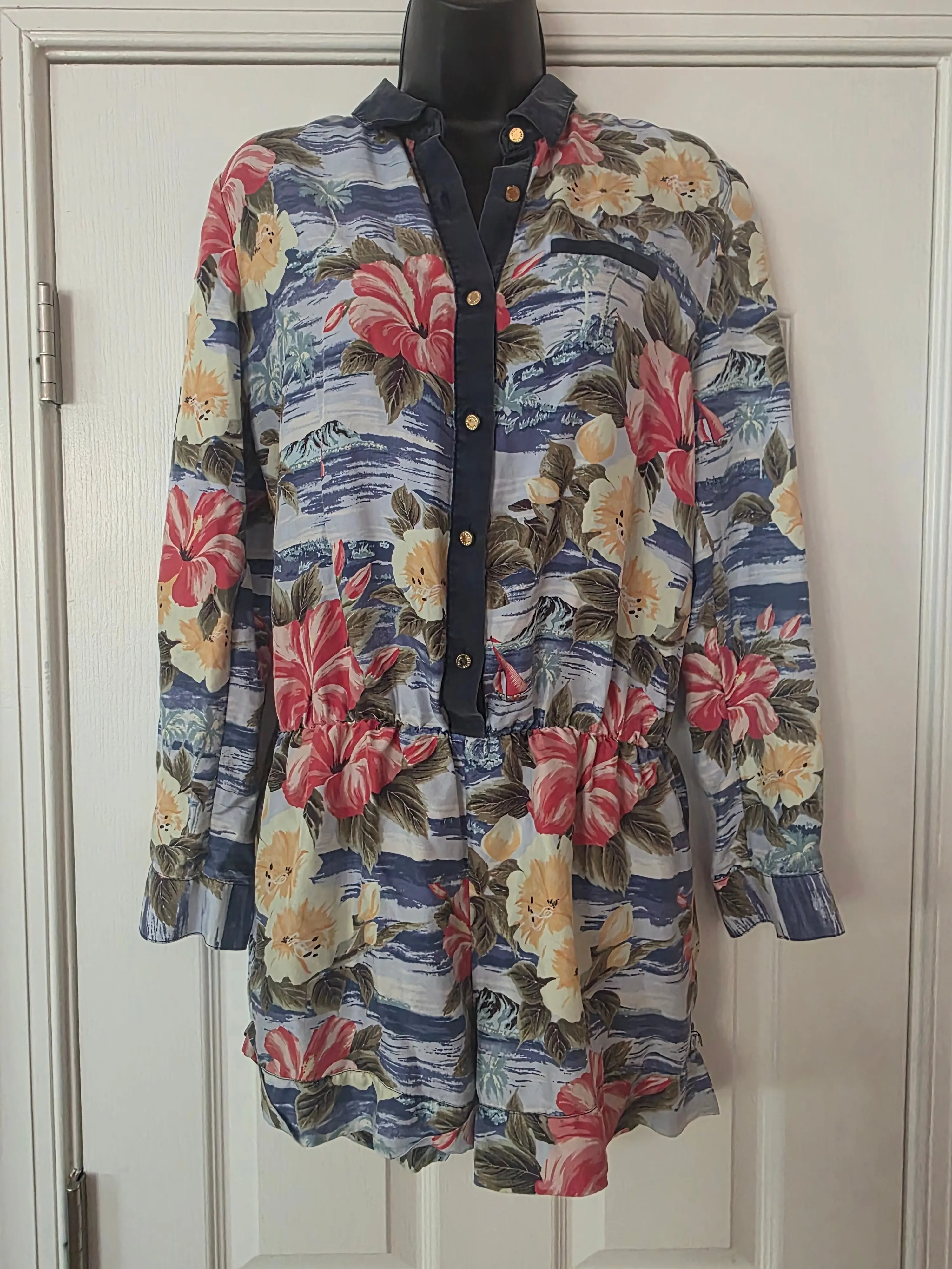 Womens Juicy Couture Tropical Romper (Medium) New