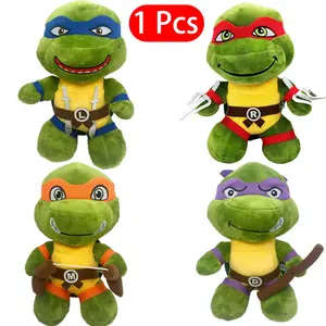 Soft Plush Turtle Doll, Cute Cartoon Character Toy, 4 Styles Available, Home Decor Sofa Pillow Gift, Adorable Kids' Accessories