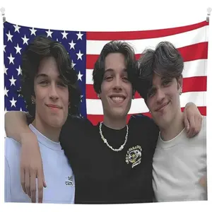 Sturniolo Artist Triplets Tapestry Wall Decor Aesthetic Tapestry Wall Hanging for Bedroom Living Room Dorm