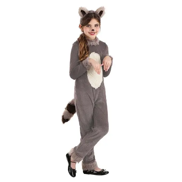 Girl's Raccoon Costume