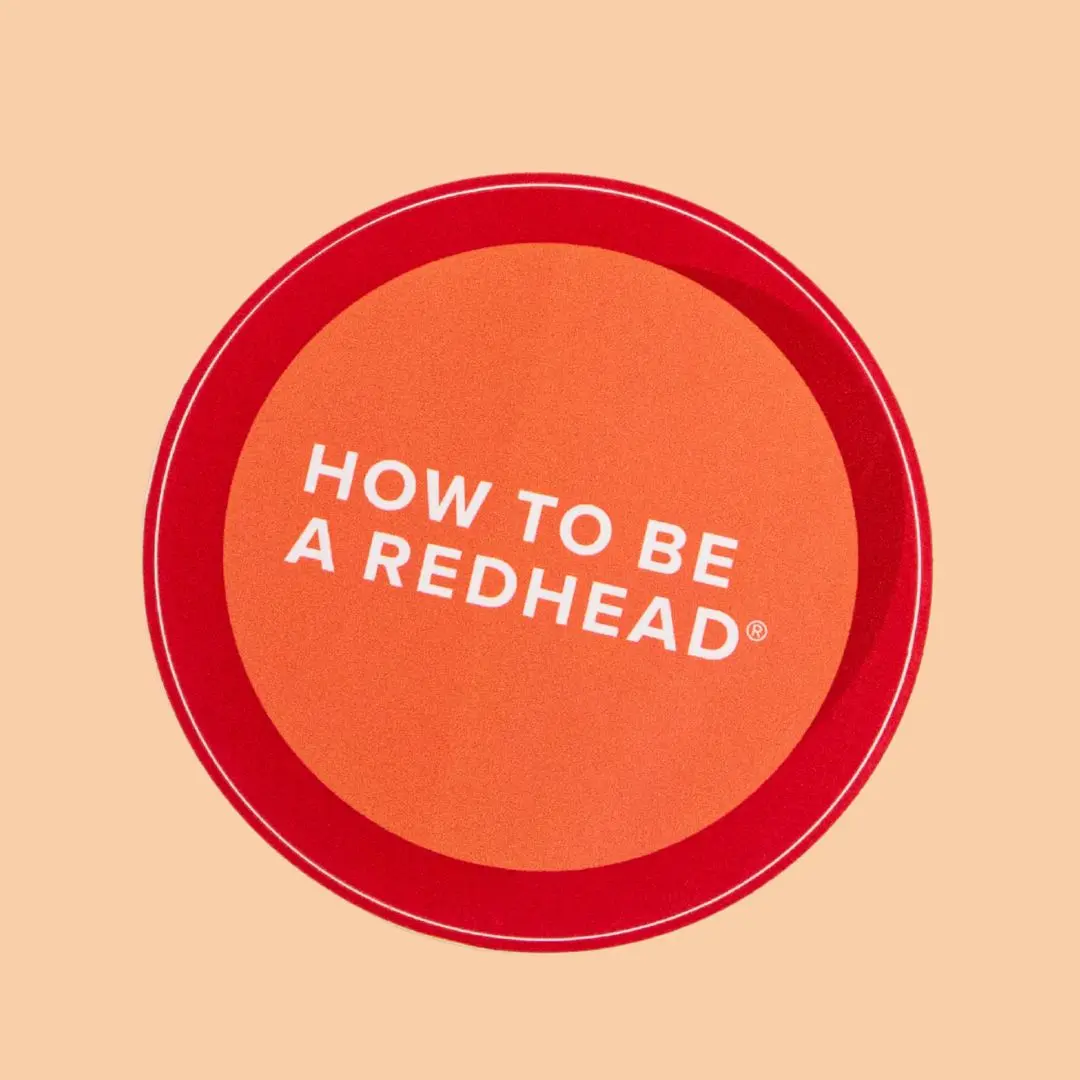 How to be a Redhead Round Sticker