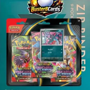 Pokémon Phantasmal Flames Beginner Collector Bundle w/3-pack Blister!