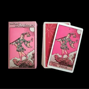 Tarot Card Game for Beginners, 1 Set English Tarot Card Deck Desktop Game Toy, Creative Birthday and Holiday Gift Options