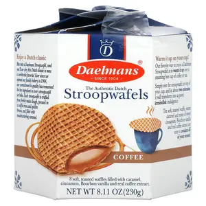 Daelmans Stroopwafels, Coffee, 8 Waffles, 8.11 oz (230 g)