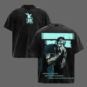 Chester Bennington Legacy Shirt – Vintage Acid Heavy Cotton Oversize Unisex Rock Band T-Shirt, Sweatshirt & Hoodie, Retro Y2K Nu Metal Streetwear Top, Linkin'n Parks Music Merch for Fans 2000s Tour