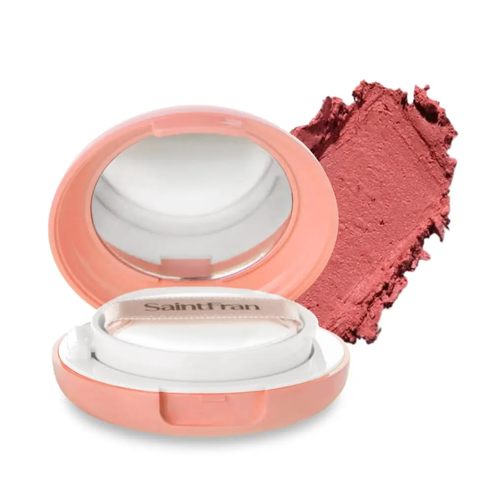 SAINTFRAN LIP AND CHEEK PETAL ROSE 0.10 oz. Multi-Use Versatile Balm, Smooth Texture & Easy Blending, Lightweight Portable, Buildable Color for Natural Finish, K-Beauty