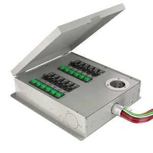 Nature's Generator 12-Circuit 120/240V 30A Manual Power Transfer Switch with Illuminated Rocker for Indoor Use & Backed Up Appliances