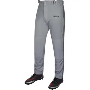 Homerun Men's Full Length Baseball Pants Without Piping (Gray)