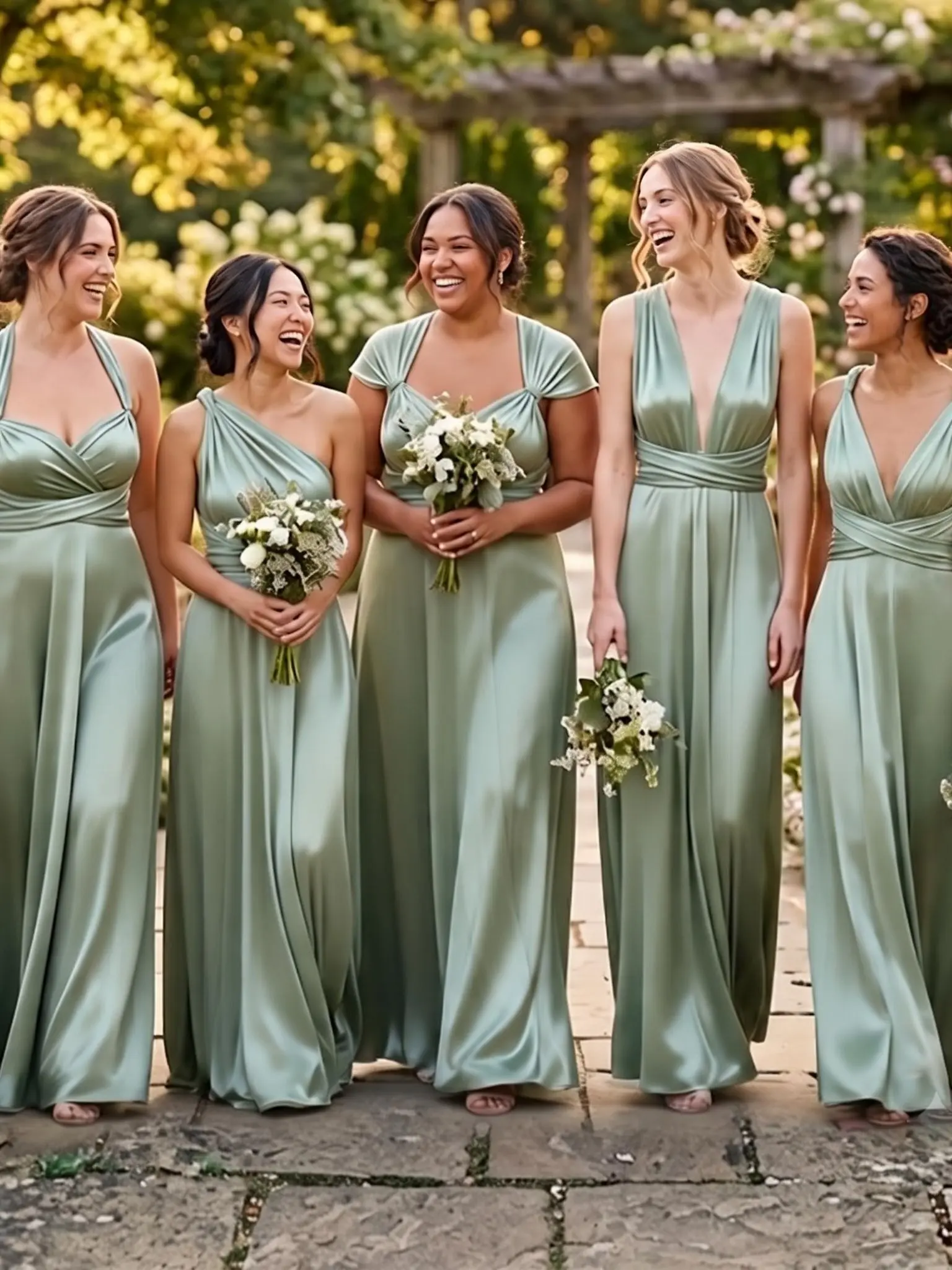 Women's Multiway Convertible Maxi Dress The ultimate infinity dress for weddings, formal events, and everyday elegance.