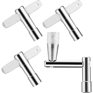 Drum  3-Pack Drum Tuning Key with Continuous Standard Motion Speed key,Universal Drum Key Tuner (Chrome-Plated Steel)
