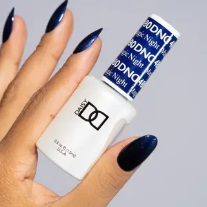 DND 480 Magic Night Gel and Lacquer Duo nail care nail art blue gel nail