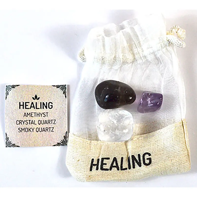 Healing Stones Kit — Crystal Starter Set for Chakra Work