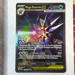 Mega Starmie EX 118/088 Pokémon Trading Card Game 330 HP Jetting Blow 120 Nebula Beam 210 Attack Moves Collectible Card - Pokemon