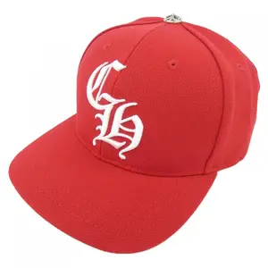 Pre-owned Chrome Hearts Cotton Small Leather Goods 6PANEL ON FIELD BSBL Cap