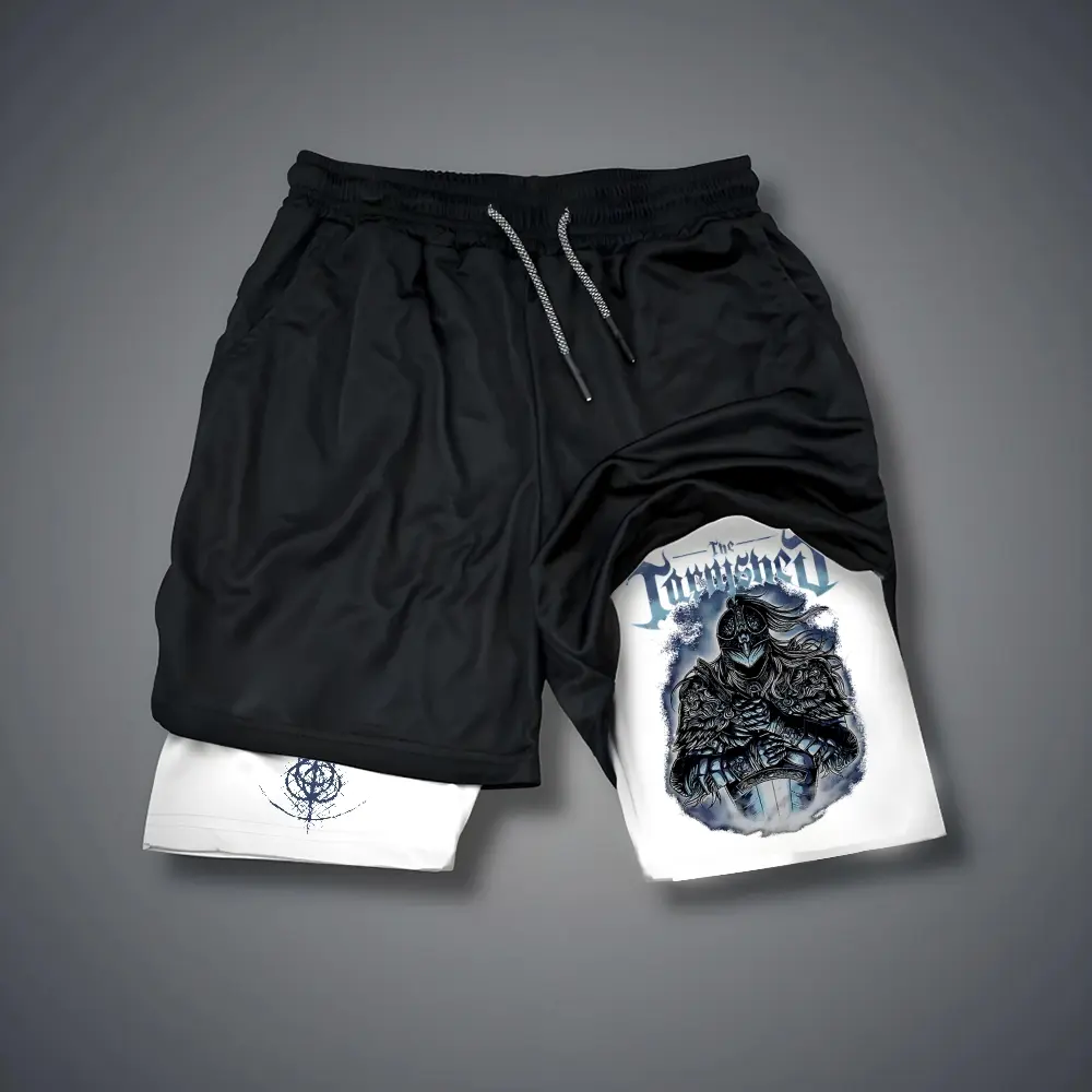Elden Ring Game 80s 90s Double-Layer Sports Shorts Graphic Shorts Black Camo Streetwear Shorts Men Outfits Men Vacation Outfits ShortsElden Ring Game 80s 90s Double-Layer Sports Shorts Graphic Shorts Black Camo Streetwear Shorts Men Outfits Men Vacation O