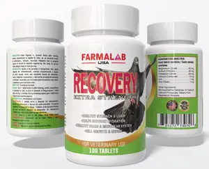 Farmalab Recovery Extra Strength Pigeon Supplement 100 Tabs Electrolytes Palomas