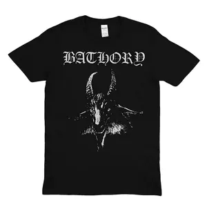 Bathory Black Metal Band T-Shirt, Gift for Fan Shirt Graphic Tee Tops Underwear Crewneck Menswear