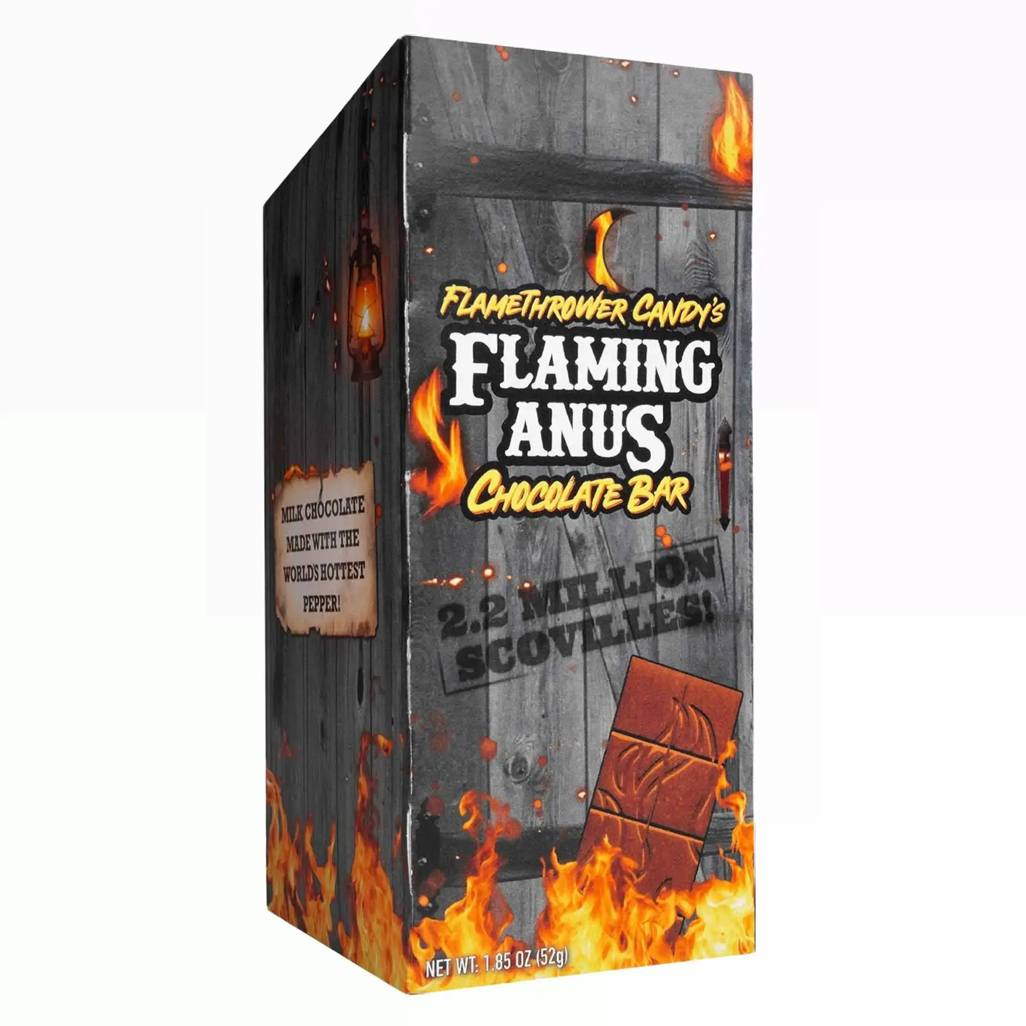 Spicy Chocolate Bar - Carolina Reaper Chocolate - Flaming Anus