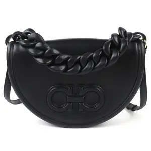 Pre-owned SALVATORE FERRAGAMO Other Shoulder Bags AURA leather 2way shoulder bag