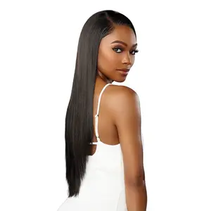 Sensationnel Human Hair Blend Lace Front Wig BareLace Glueless Full Lace Unit 1