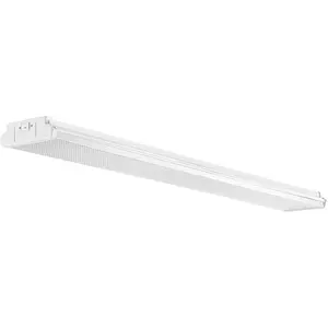 VEVOR 40W 4FT LED Wraparound Light, 4500 LM, Flush Mount Hardwired LED Shop Light, 6500K Daylight, Kitchen Ceiling Lighting Fixtures, for Laundry, Craft Room, Fluorescent Tube Replacement, Garage