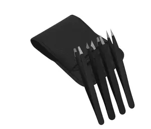 New Eyebrow Tweezers Set Professional Hair Pluckers Professional Beauty 4pcs Kit