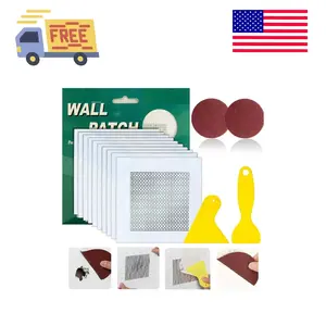 14 Pack Drywall Repairs Patch, Drywall Repair Kit with Extended Self-Adhesive Mesh