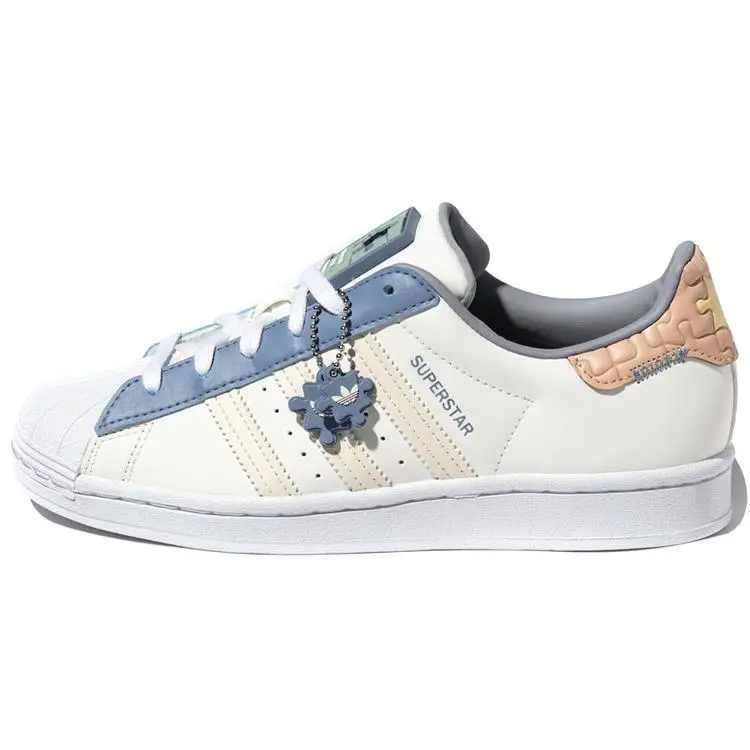 Adidas Superstar Off White Ecru Tint Cushioned Low Top Skate Shoes Unisex GZ3413