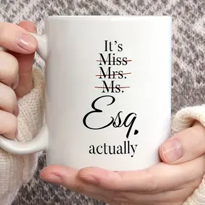 Lawyer Gifts for Women, Lawyer Mug for Women 11oz, Pass the Bar Exam Gifts, Female Lawyer Gifts, Office Gifts for Attorney, JD, Future Lawyer, Law School Graduation Gifts for Women