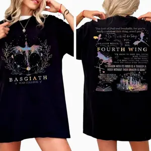 Basgiath War College 2 Sided Sweatshirt, Fourth Wing Shirt, Dragon Rider Shirt, Fourth Wing Hoodie, Violet, Bookish Shirt, Unisex Sweater Pullover Tee