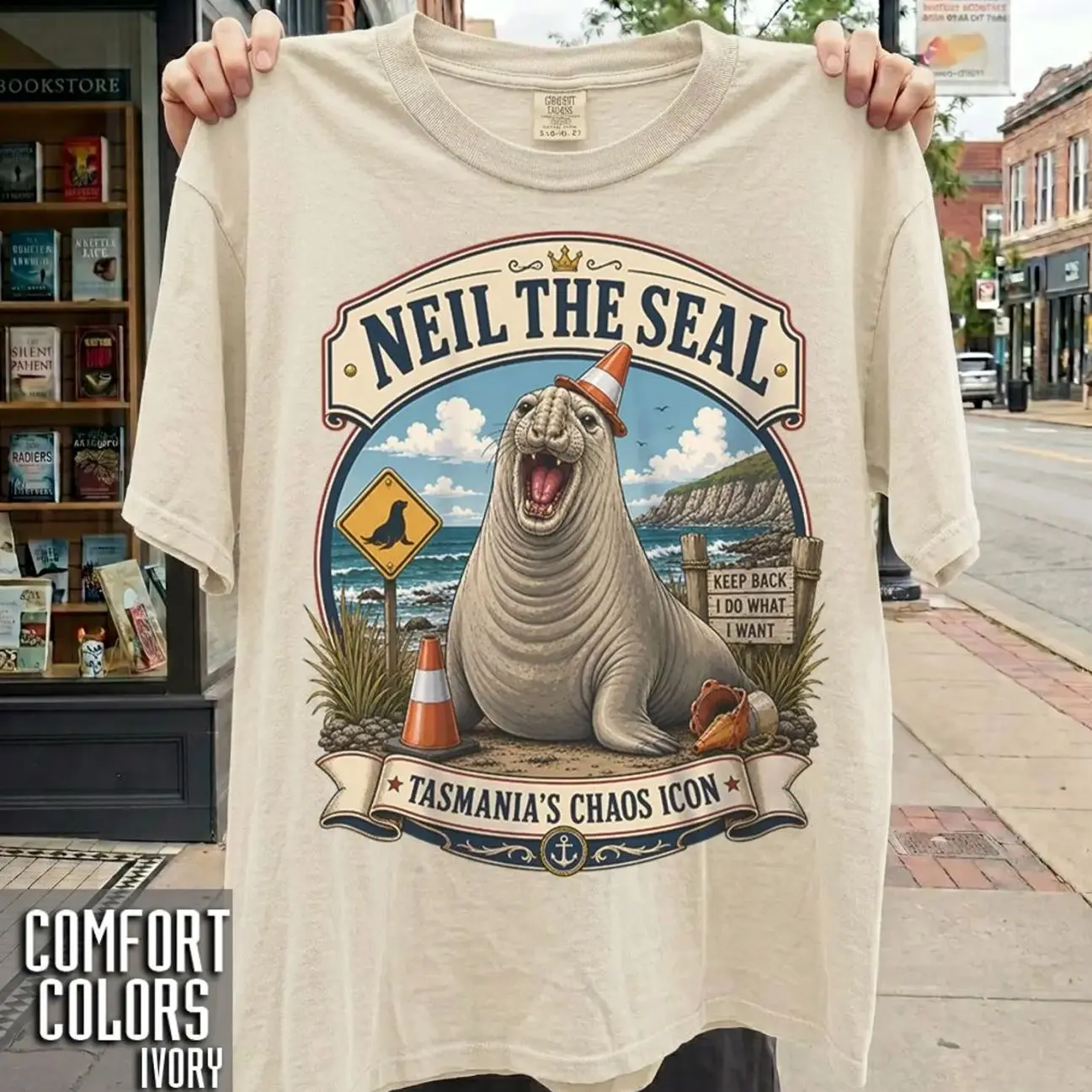 Neil the Seal Graphic T-Shirt