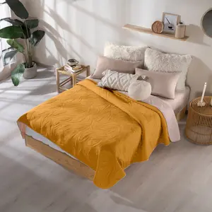 VIANNEY Reversible Lightweight Quilt, Modern Bedding Colcha Novo Marla