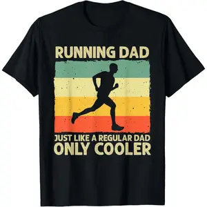 Funny Running for Men Dad Marathon Runner Coach Marathoner T-Shirt Small Pure Cotton Graphic Tees Menswear Top: Gifts for Men & Women