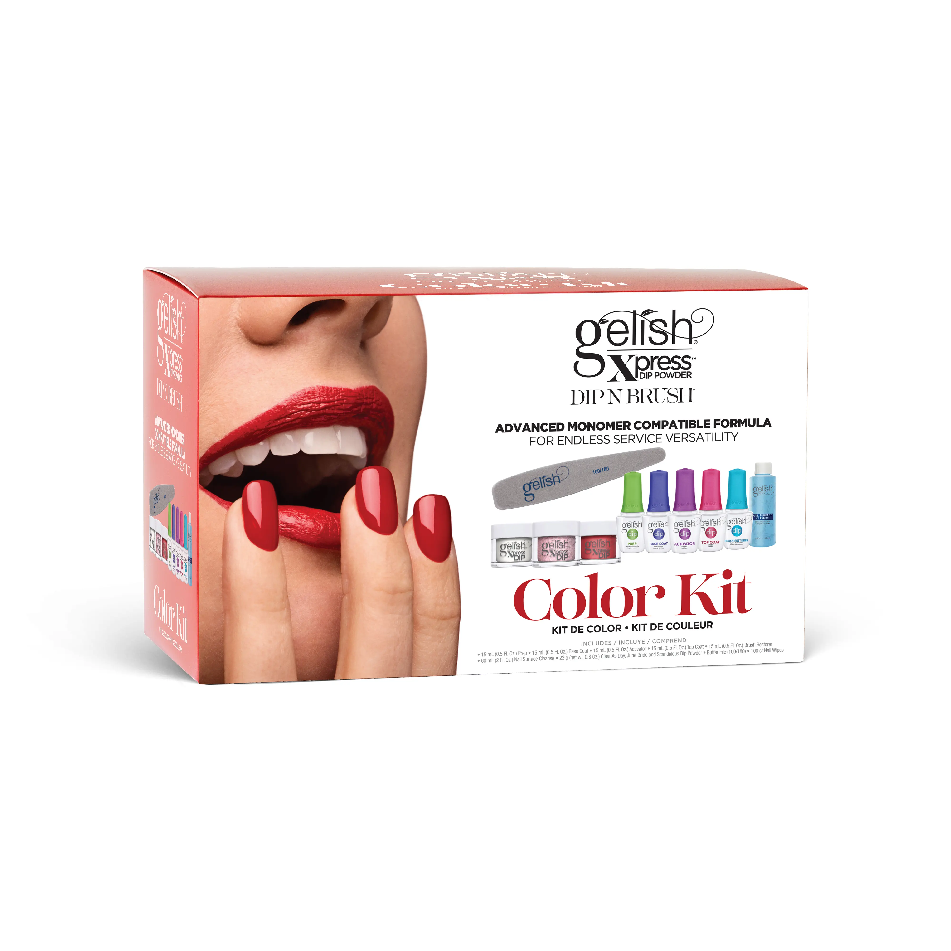 Gelish Xpress Dip Color Kit – Dip Powder Nail Kit for Strong, Long-Lasting Manicure, Easy-to-Use Nail Dip Powder System for Salon-Quality Nails at Home.
