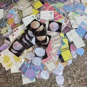 Sticky Notes Pack 12 Assorted Colors and Designs for Notes and Reminders