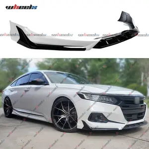 For Honda Accord 2021-2022 ACR Front Bumper Lip Splitter Kit - Front Sharp Corner Protector Replacement- Painted Pearl White / Gloss Black / Sonic Grey Pearl / Lunar Silver Metallic / Modern Steel Metallic