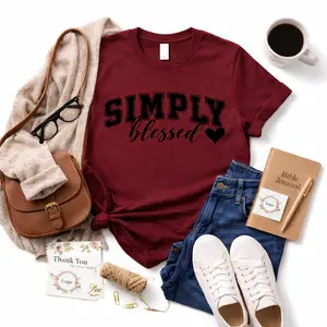 Simply Blessed Screen Print Transfer