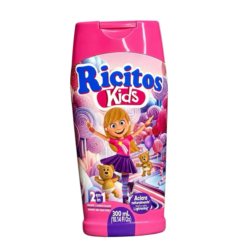 Ricitos Kids Chamomile/ Manzanilla 2 en 1 Shampoo y Condicionador 300 Ml (10.14 Oz) Conditioner For Normal Ceramide Conditioner