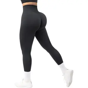 MOOSLOVER Seamless Butt Lifting Workout Leggings for Women High Waist Yoga Pants Compression Contour Tights MOOSLOVER