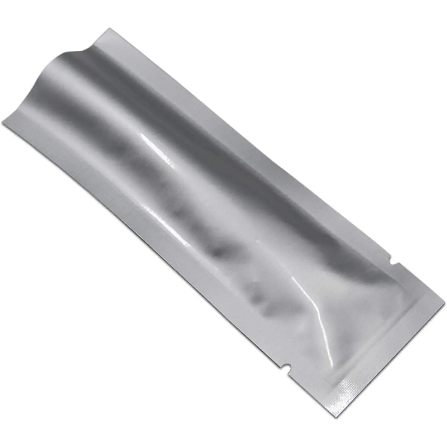 100-Count Heat Sealable Mylar Pure Foil Vacuum Pouches, 1.57x4.33in (Inside:1.18x3.94in) 3.34mil, Coffee & Candy Sampling Preserving Containers, Aluminum Foil Storage Bags for Kitchen Packaging, Accessory