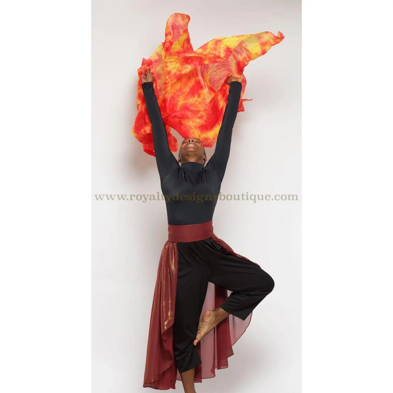 Praise Silk Fire Veil