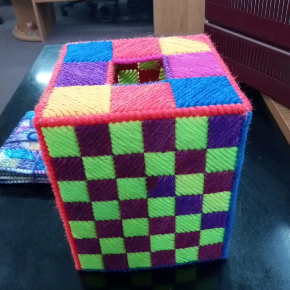 Handmade Crochet  tissue Holder