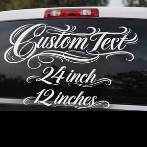 Custom chicano script text