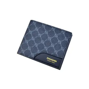 Vintage European and American Men's Multi-card Slot Card Holder, Short Leather Wallet