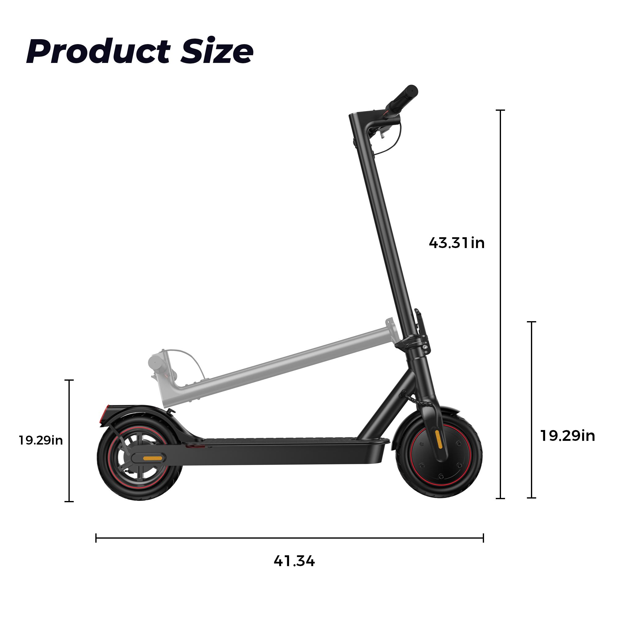 High-End School Electric Scooters, 18MPH/19MPH/28 MPH Max Speed,350W/1000W Motor, 21-37 Miles Long Range, Foldable Commuter Electric Scooter with Dual Suspensions, Dual Braking& App Control