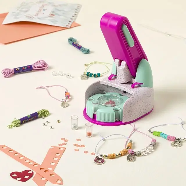 Uncommon Goods Upcycled Material Jewelry Making Kit, DIY Craft Set with Jewelry Making Supplies for Bracelet-Making & Beading Uncommon Goods Upcycled Material Jewelry Making Kit, DIY Craft Set with Jewelry Making Supplies for Bracelet-Making & Beading