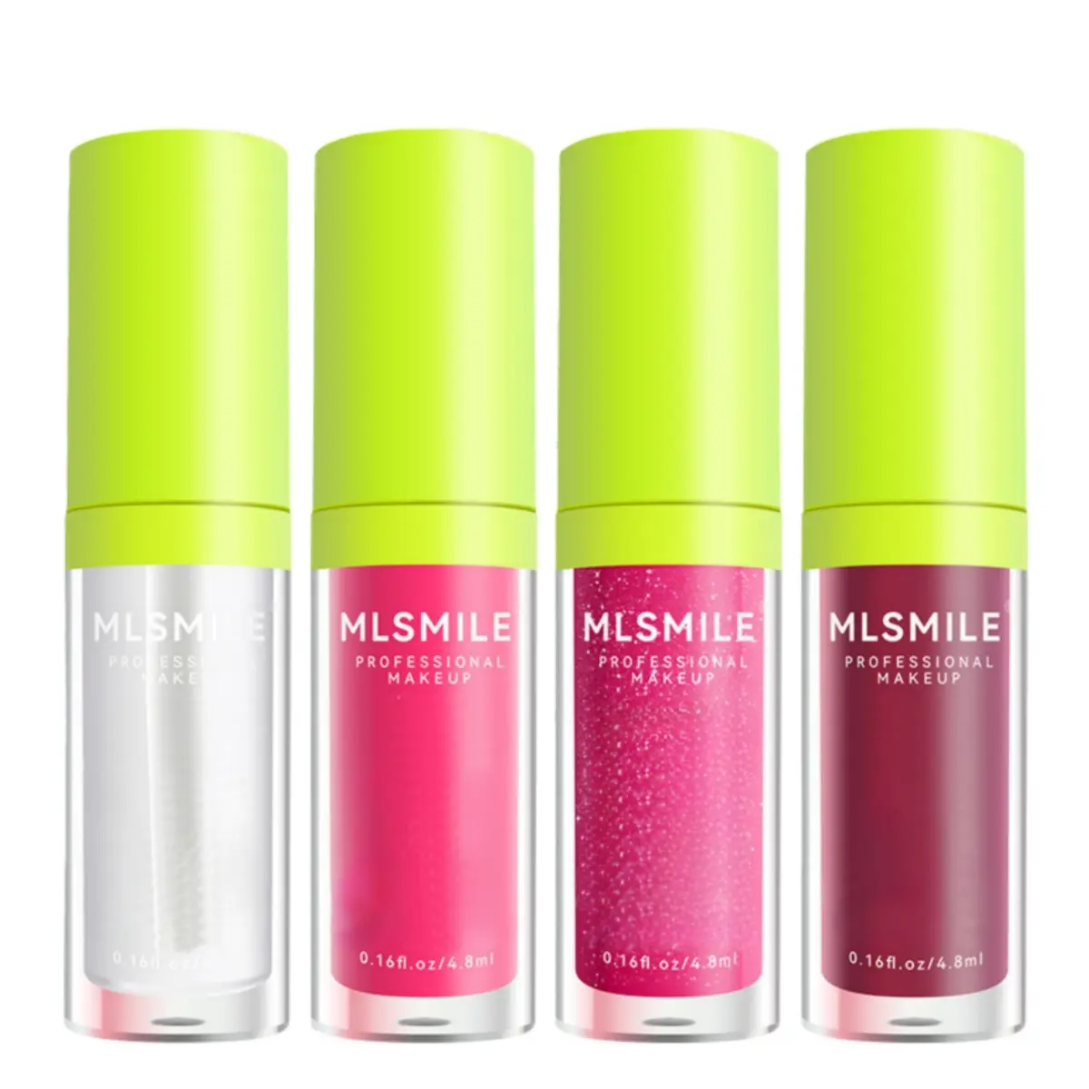 4-Piece Lip Balm Set Lip Care Oil Glaze Mirror Lasting Pearly Luster Rich Lipstick Transparent Balm for Hydration Gloss Lipgloss Makeup Glossy Cosmetic Daily, Set A, Glossy Lips