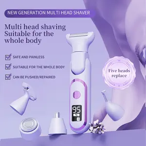 Painless Electric Razors for Silk Skin, Cordless Body Shaver for Legs & Bikini Area, Replaceable Lady Facial Razor for Travel