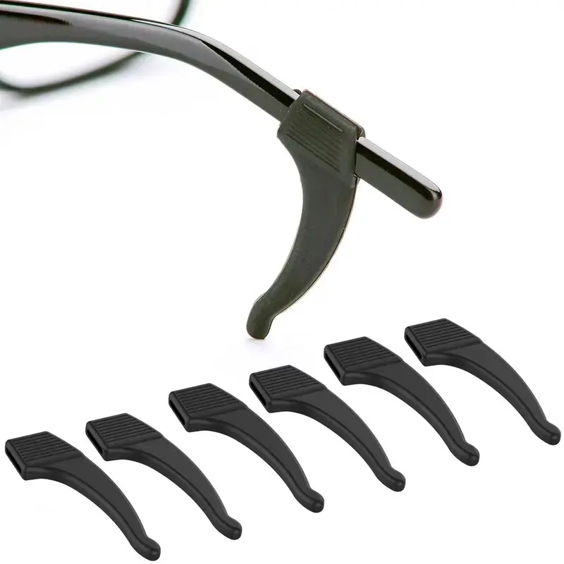 Glasses Grips - 15 Pack - Anti Slip Eyeglass Holder Ear Grip Sunglasses Retainer Temple Tip Reading Glasses Holder, Prettygrips For Glasses, Sports